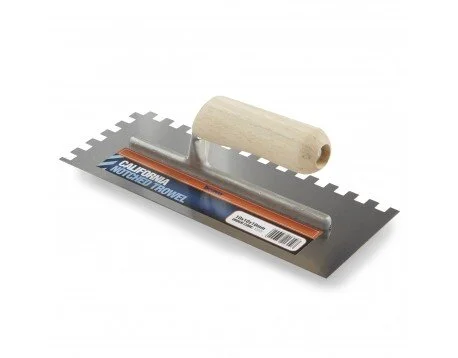 California Pattern Notch Trowel STS