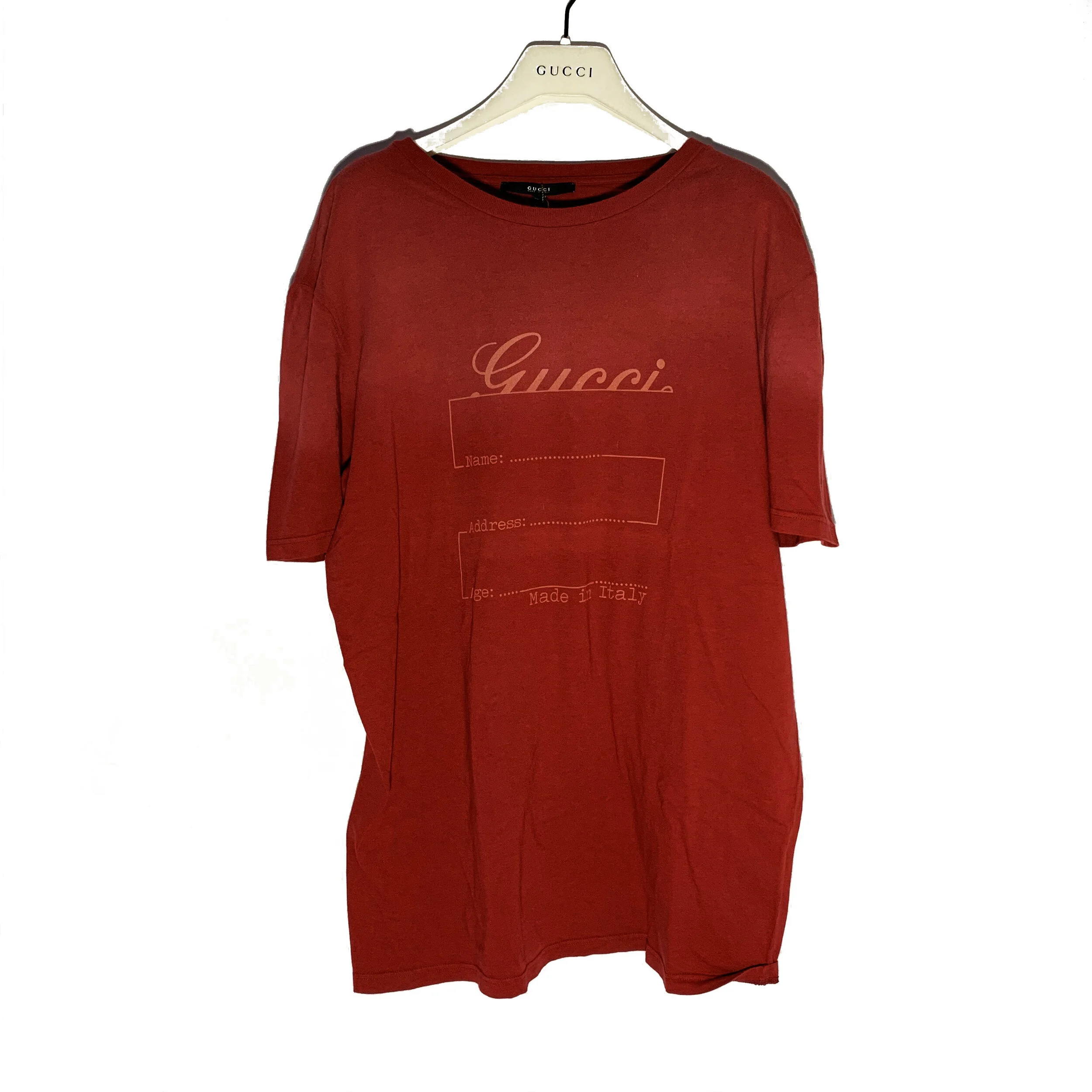 vintage gucci logo t shirt