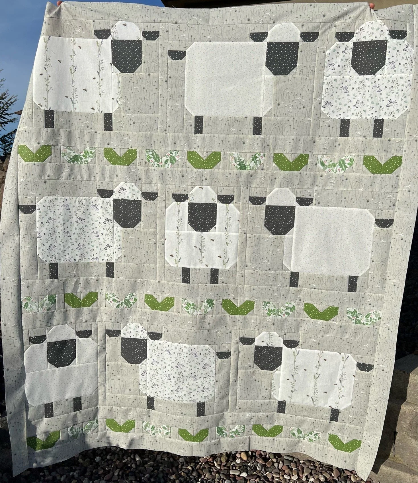 Baa baa baby sheep quilt clearance