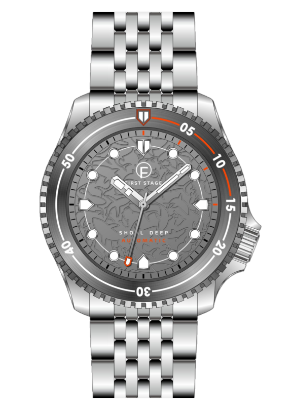 大阪買い FIRST STAGE SHOAL DEEP DIVER 時計 ar-sports.com