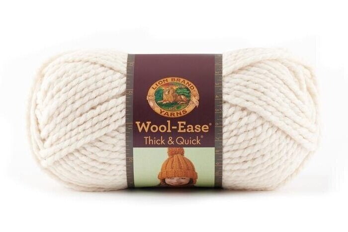 Lion Brand Yarn Wool-Ease Thick & Quick Yarn, Soft and Bulky Yarn for  Knitting, Crocheting, and Crafting, 3 Pack, Jam Cookie : : Home &  Kitchen