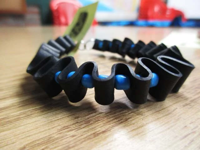 Recycled tire deals bracelets