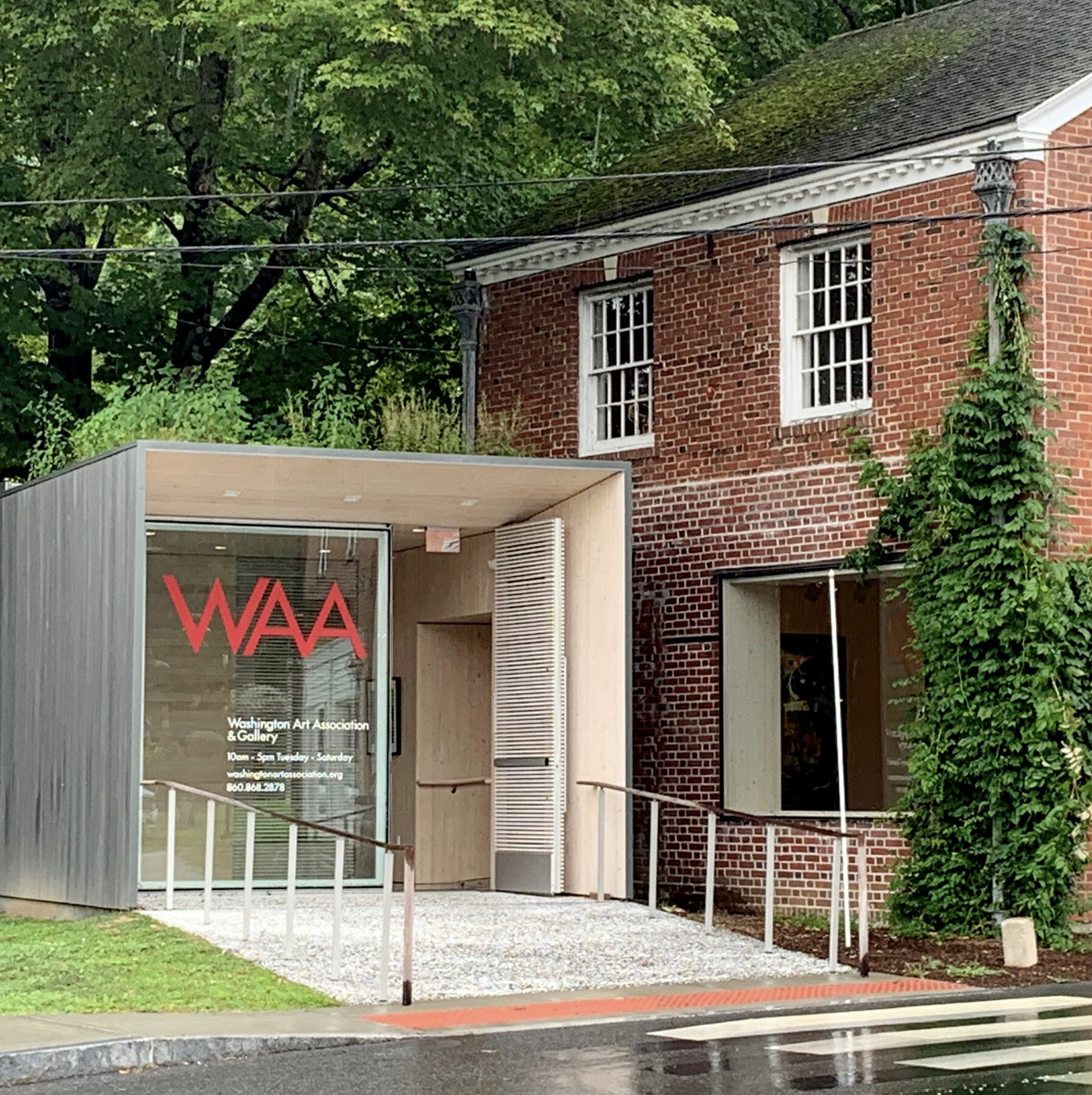 WAA's new entry, designed by Gray Organschi Architecture, 2018.