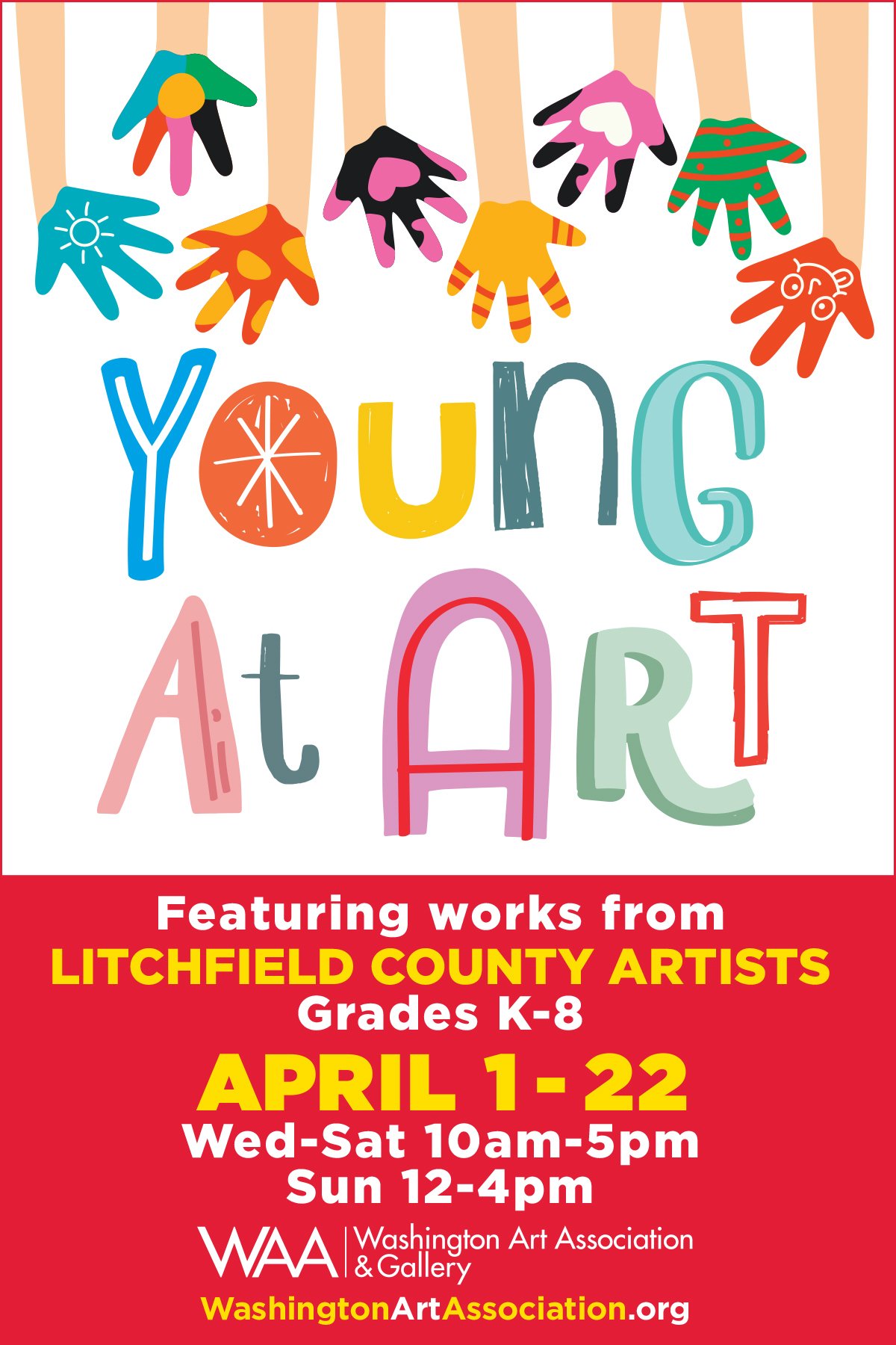 Young At Art, Litchfield County students K-8    April 1 - 22, 2023