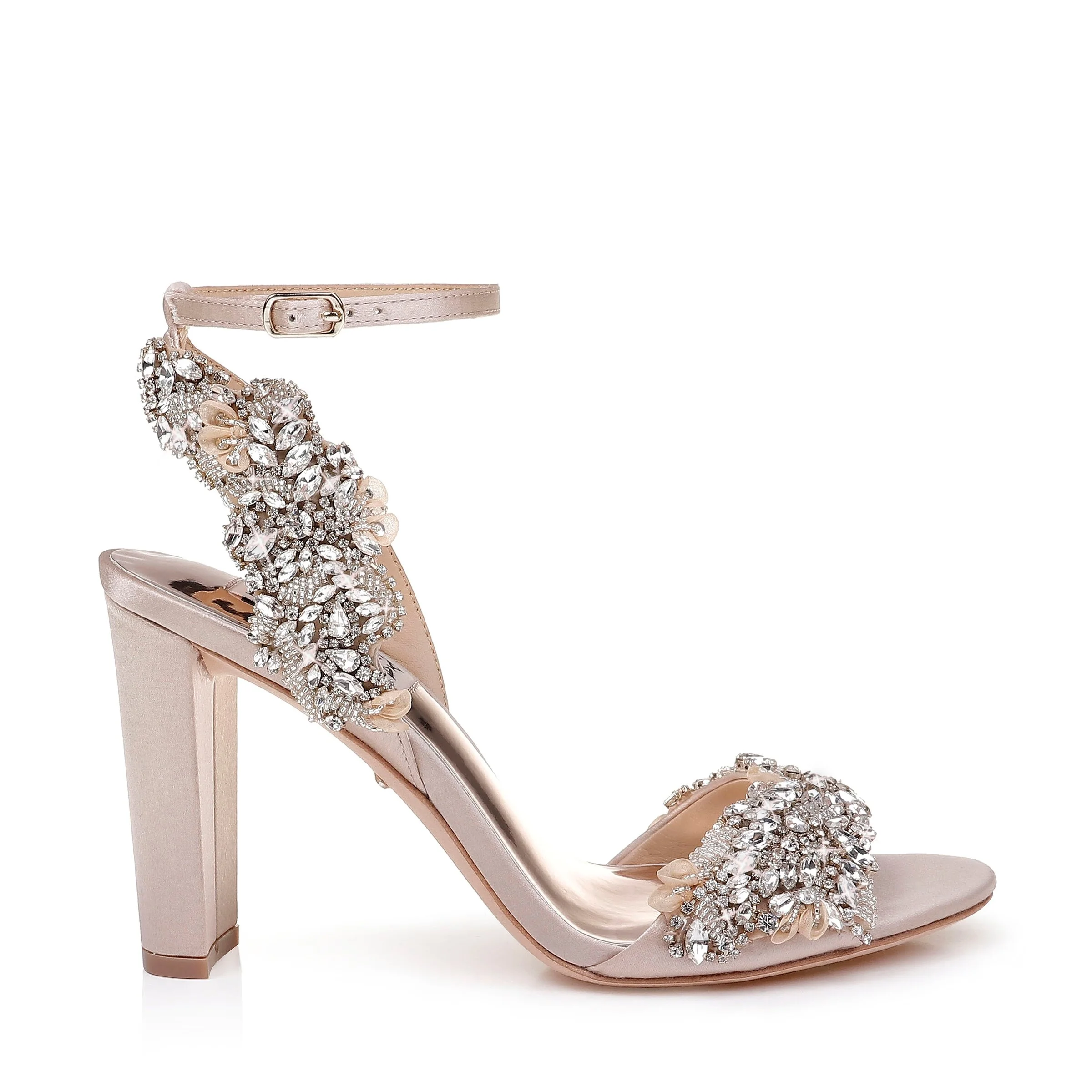 nude evening shoe