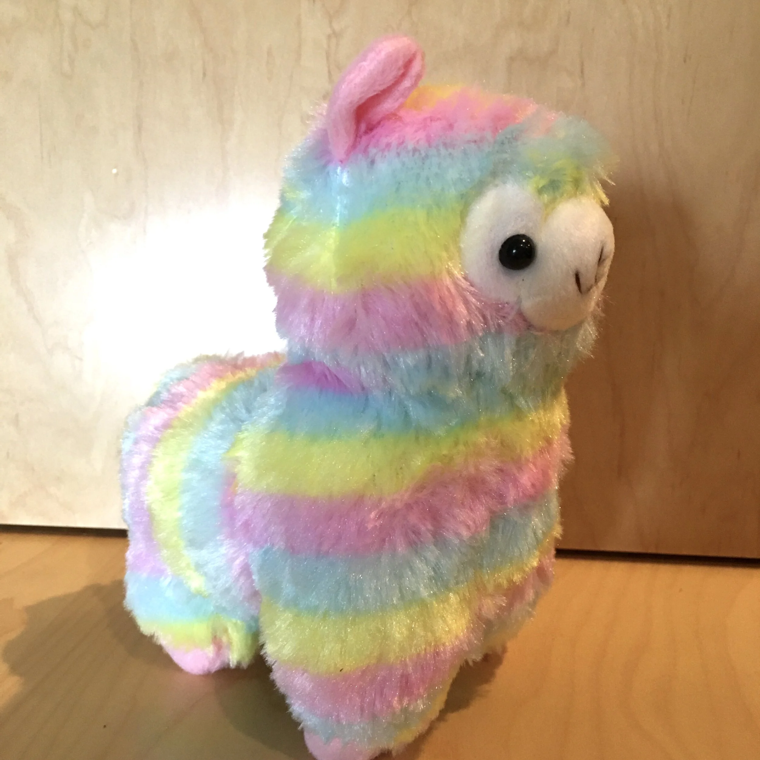 blue alpaca plush