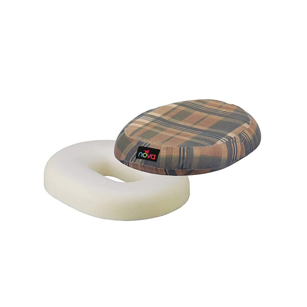 Cotton Cover New Sit Ring Doughnut Cushion made of moulded Polyurethane foam 