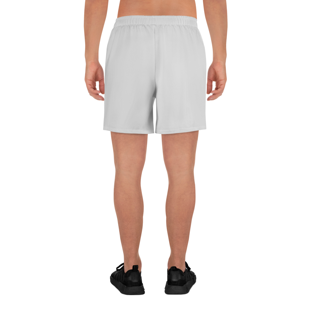 Men's Grey Athletic Long Shorts 