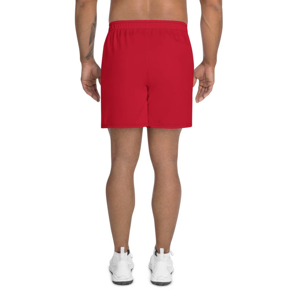 Men's Red Athletic Shorts — Spartan Energy