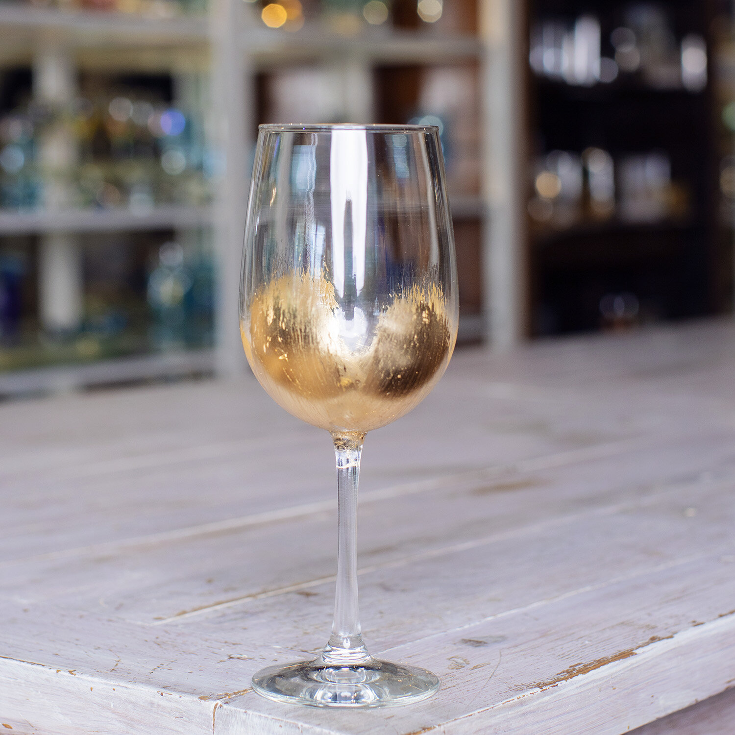 Eileen Morrison Designs Gold Stemless Wine Glass — Hillyer House