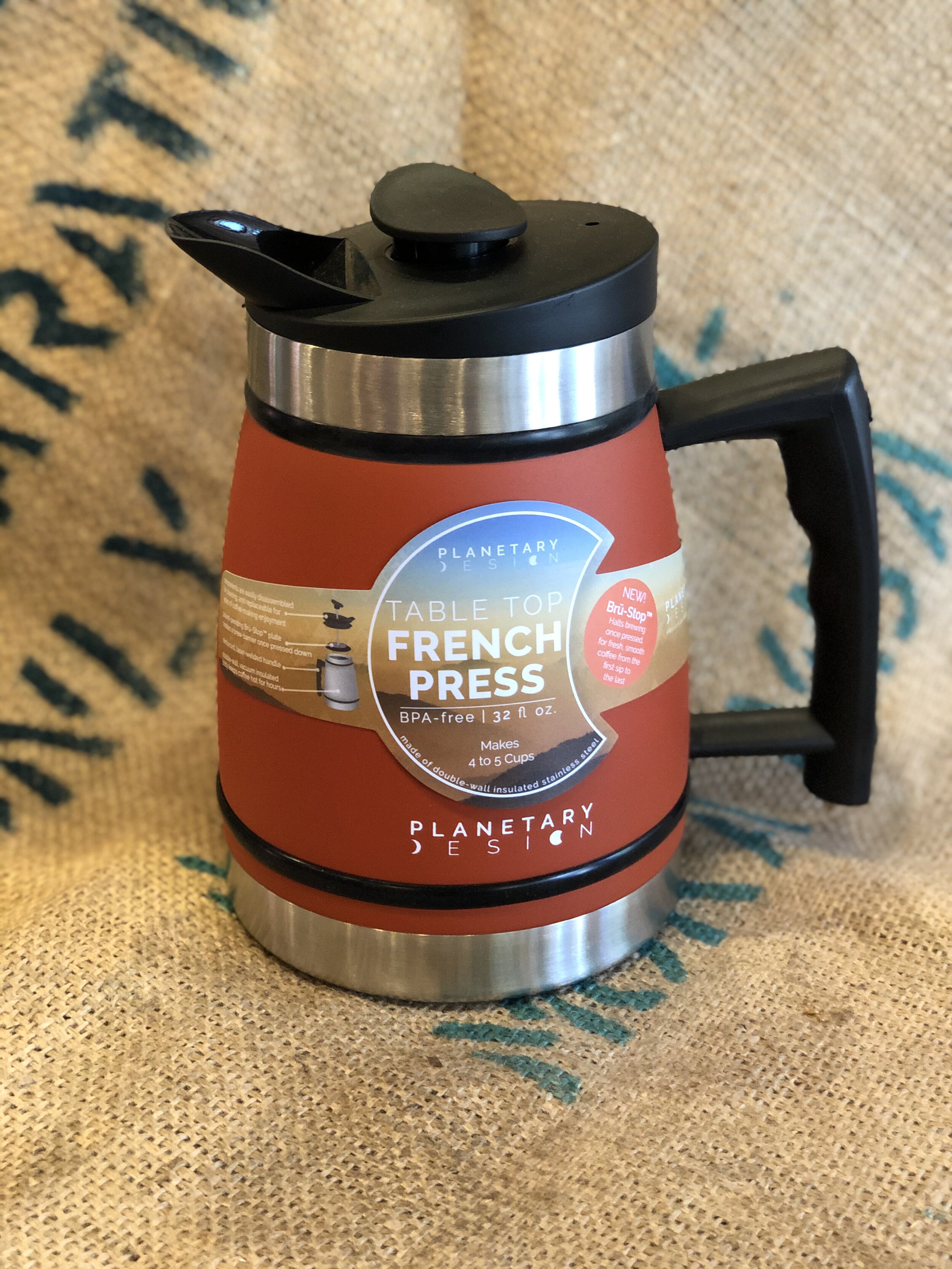 Travel French Press 16oz by Planetary Design — Maas Coffee Roasters