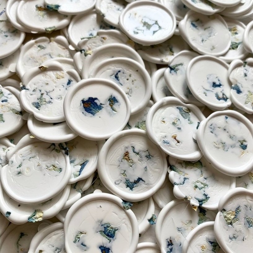 Dried Flower Wax Seal Stickers — Wildly Floral Co.