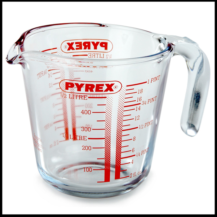 Pyrex 0.5L Measuring Jug — C Booth & Son