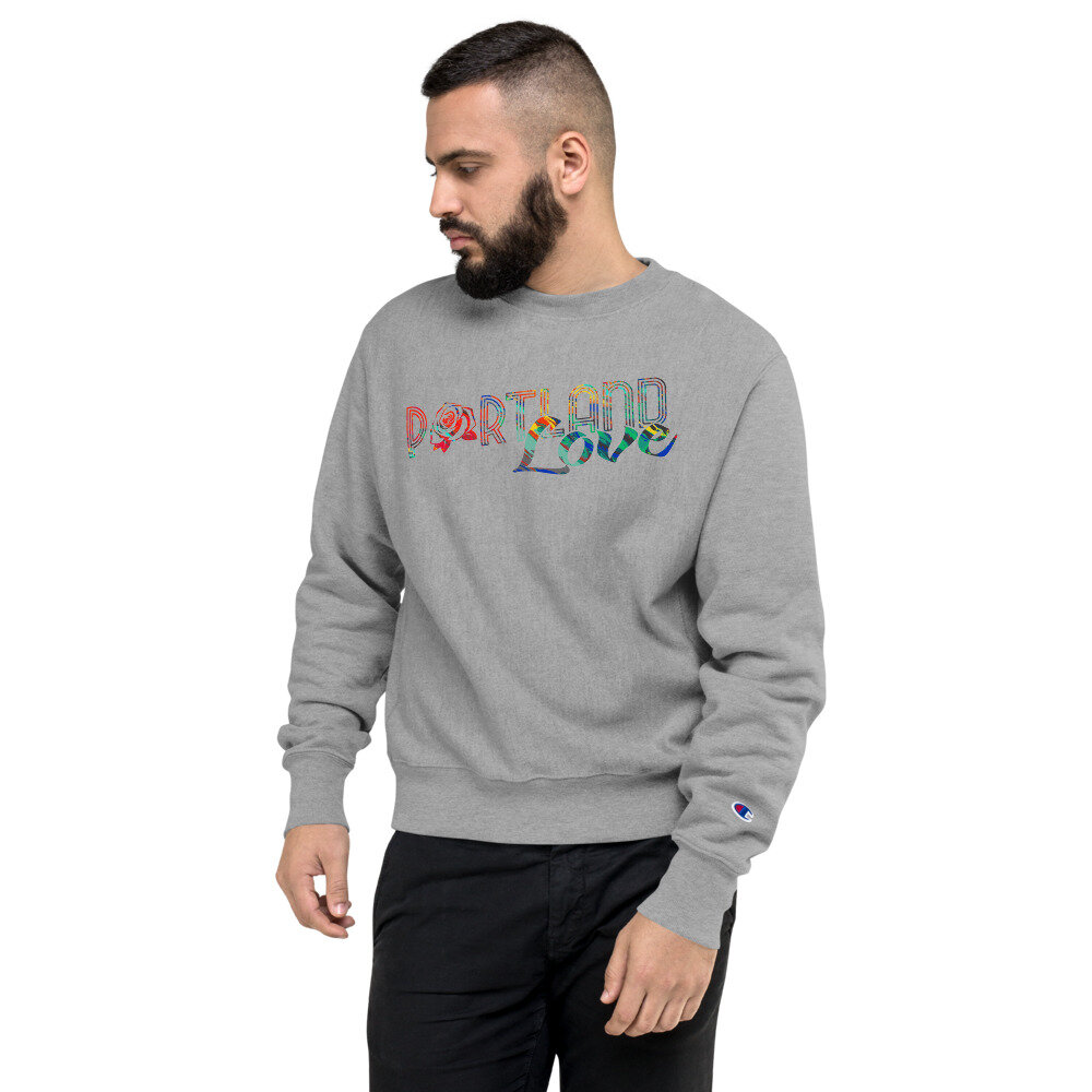 Portland Love Colorway Champion Sweatshirt — Portland Love