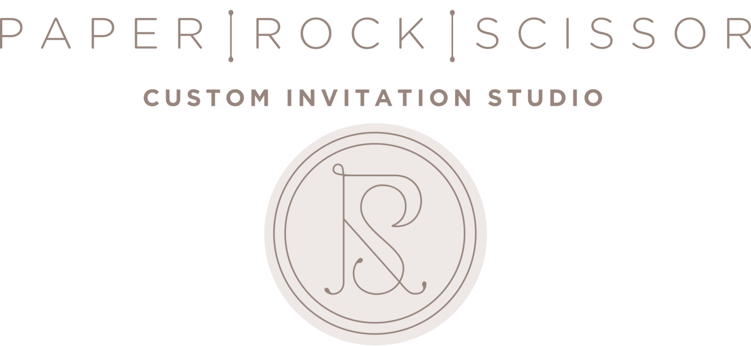 Paper Rock Scissor | Custom Luxury Wedding Invitation Studio