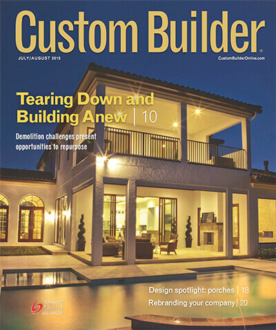 Custom Builder July/August 2015 Cover