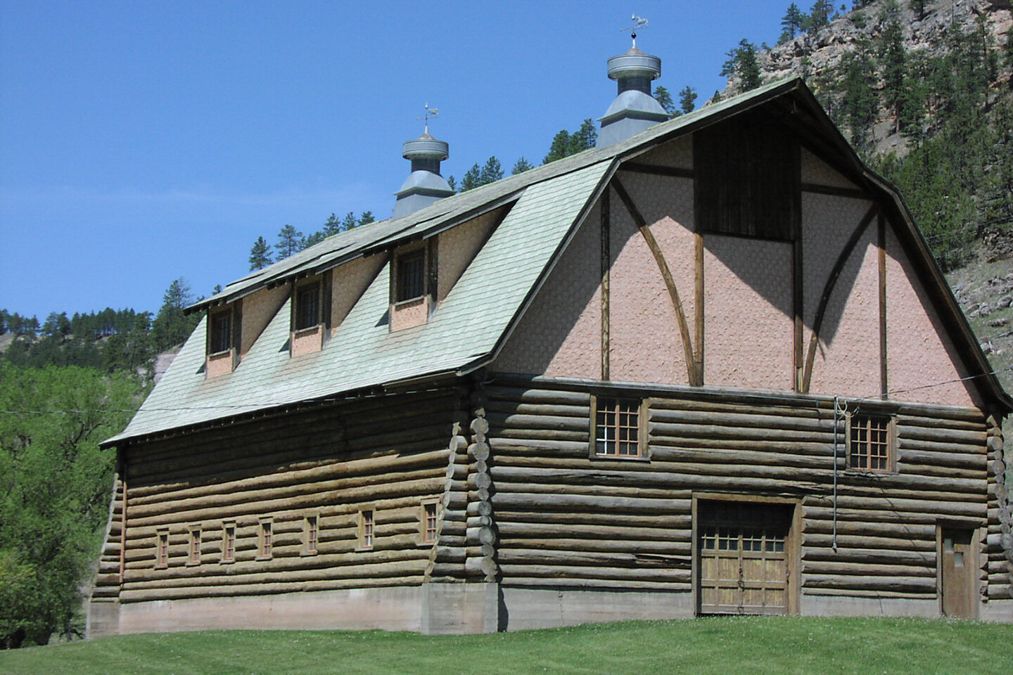 Ranch A historical horse barn 