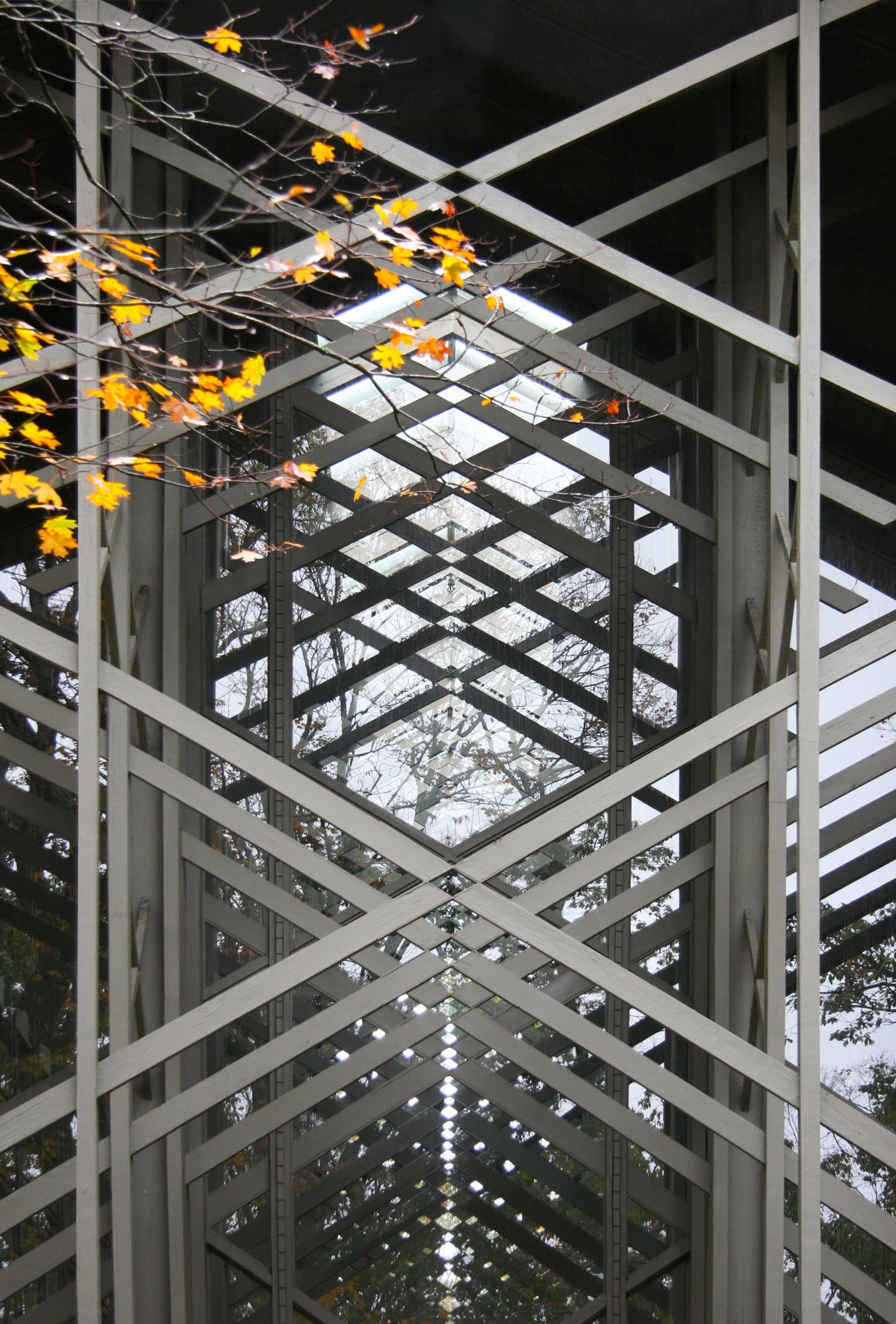 thorncrown chapel architecture pattern