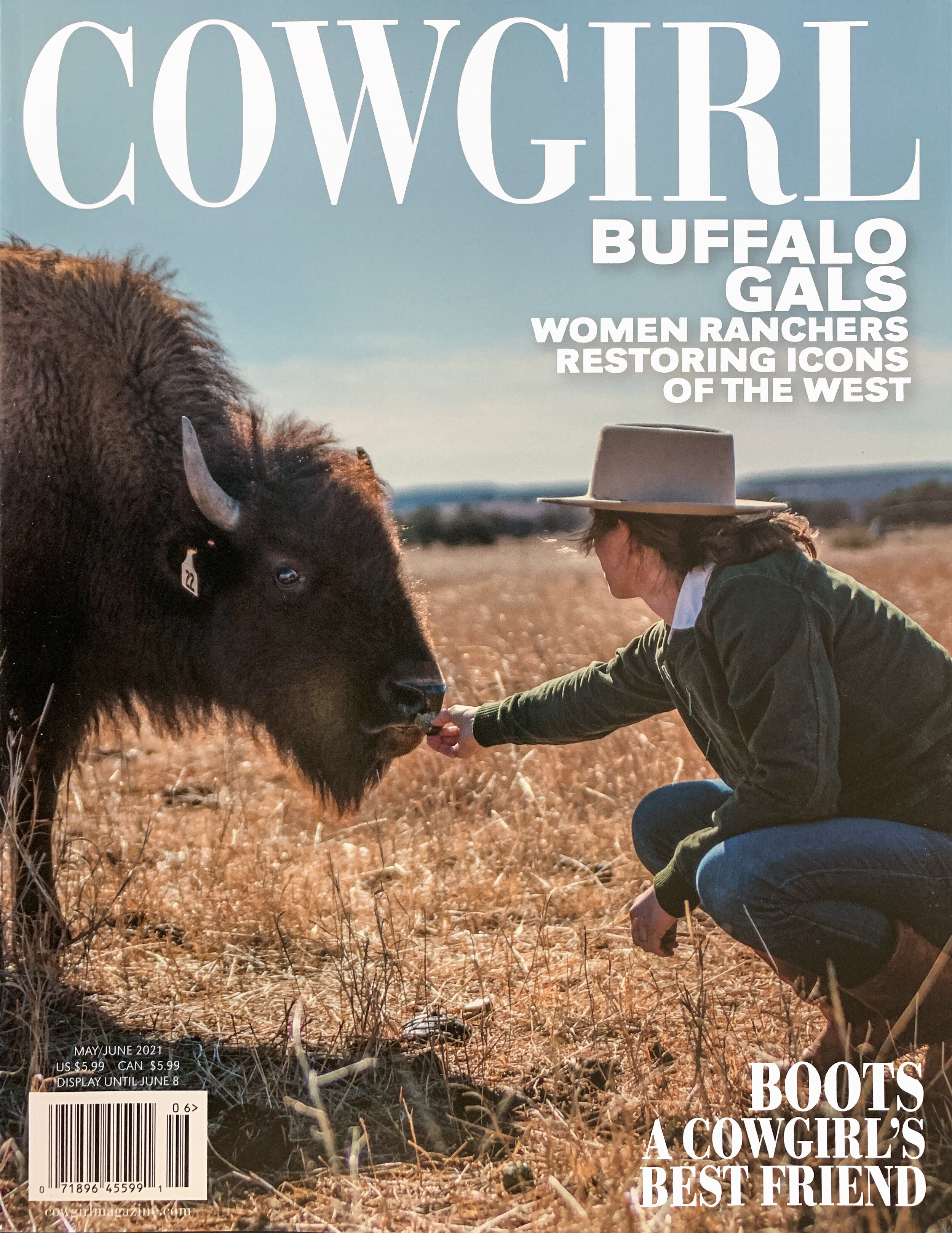 Cowgirl Magazine Cover May June 2021