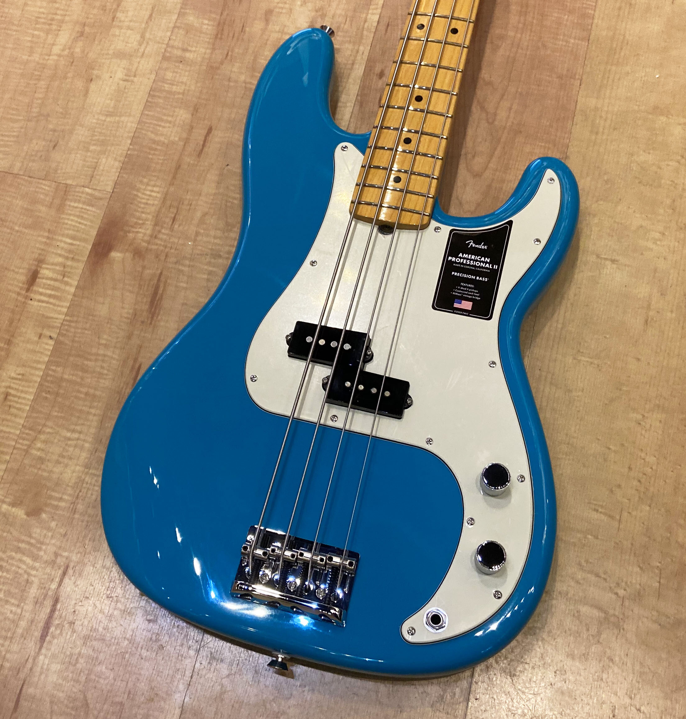 Fender American Professional II Precision Bass (Miami Blue) — Andy Babiuk's  Fab Gear