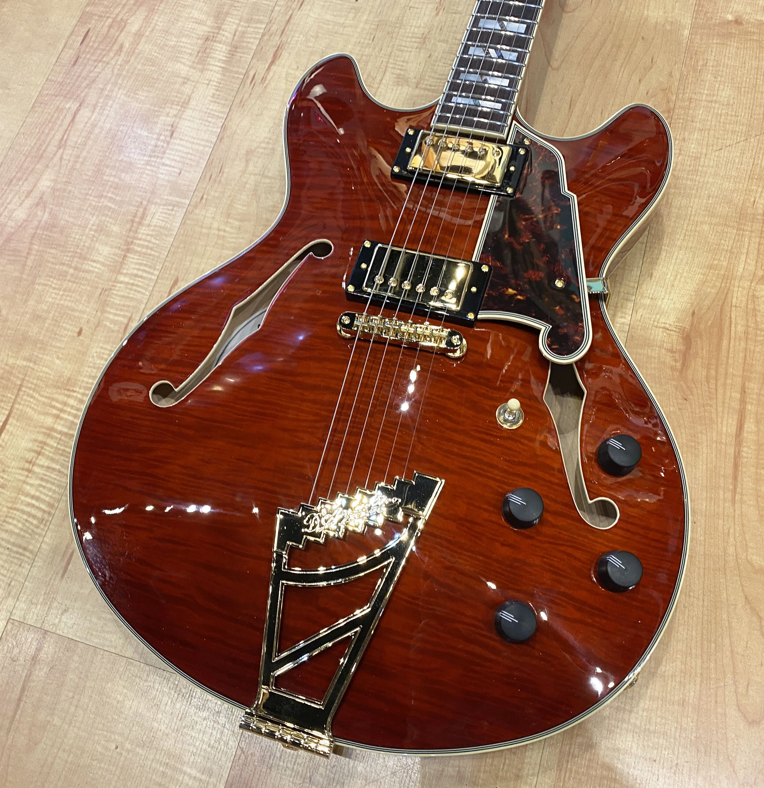 D'Angelico Excel DC Double Cut Semi-Hollow Electric Guitar