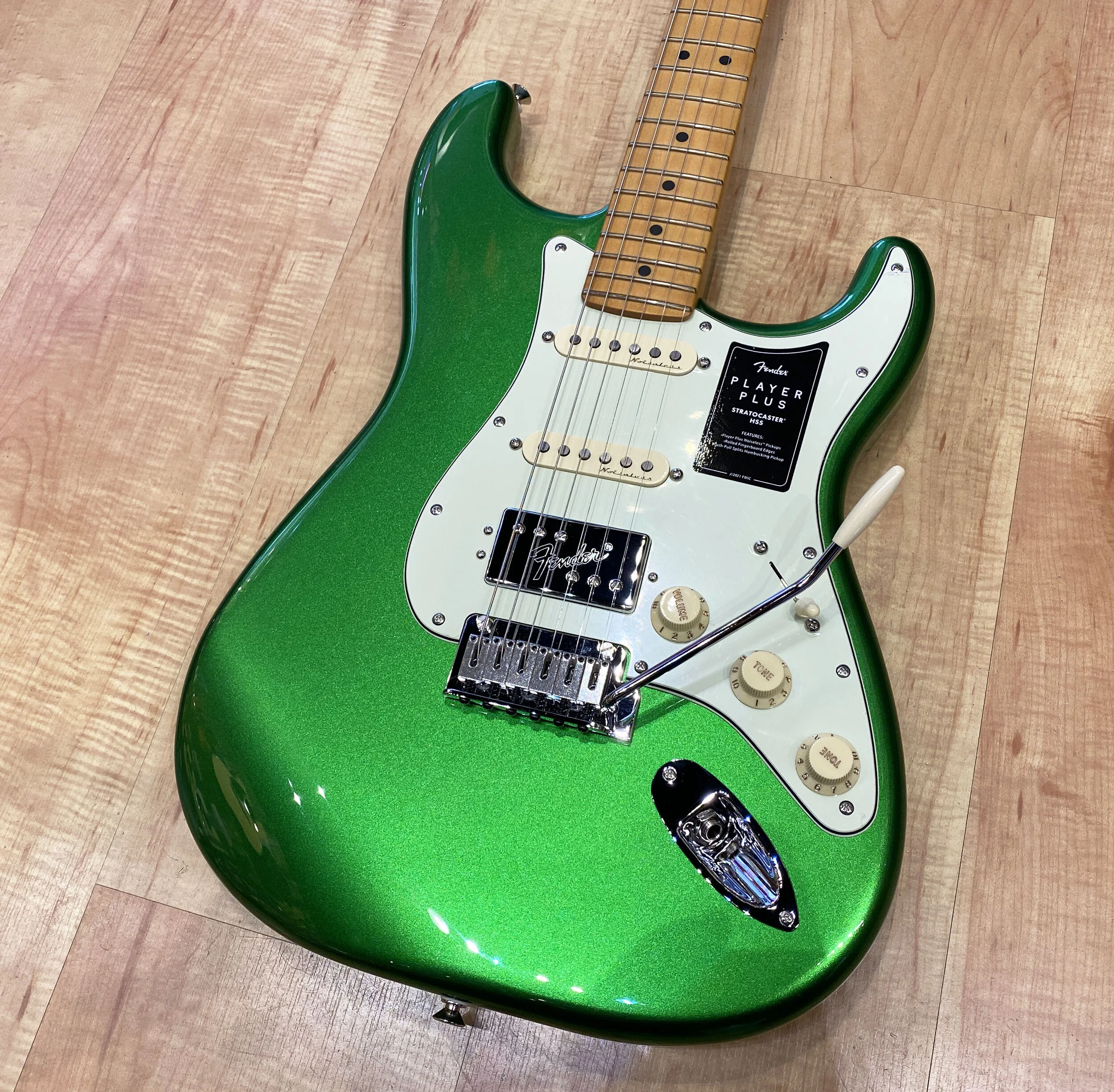 Fender Player Plus Stratocaster HSS Electric Guitar (Cosmic Jade