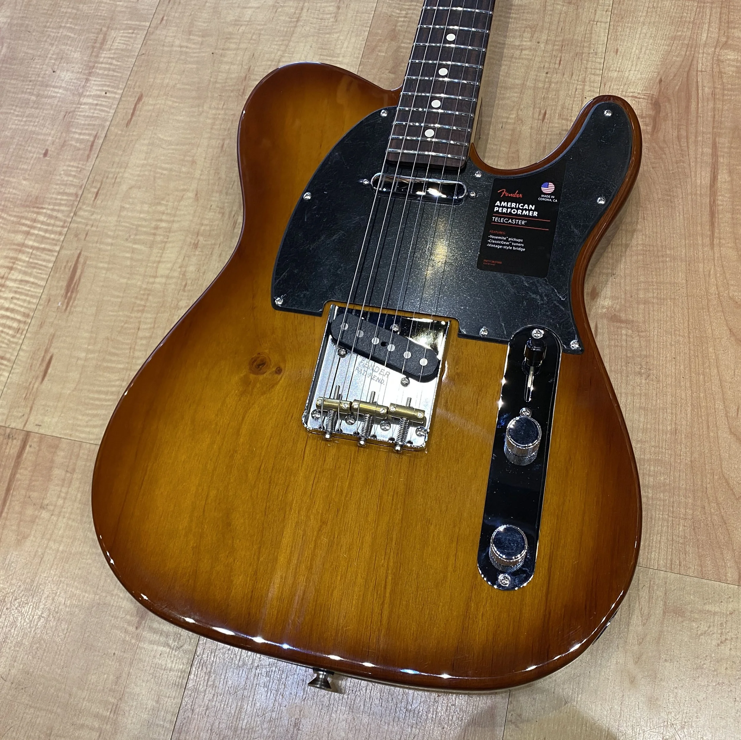 Fender American Performer Telecaster Electric Guitar Honey Burst — Andy Babiuk's Fab Gear