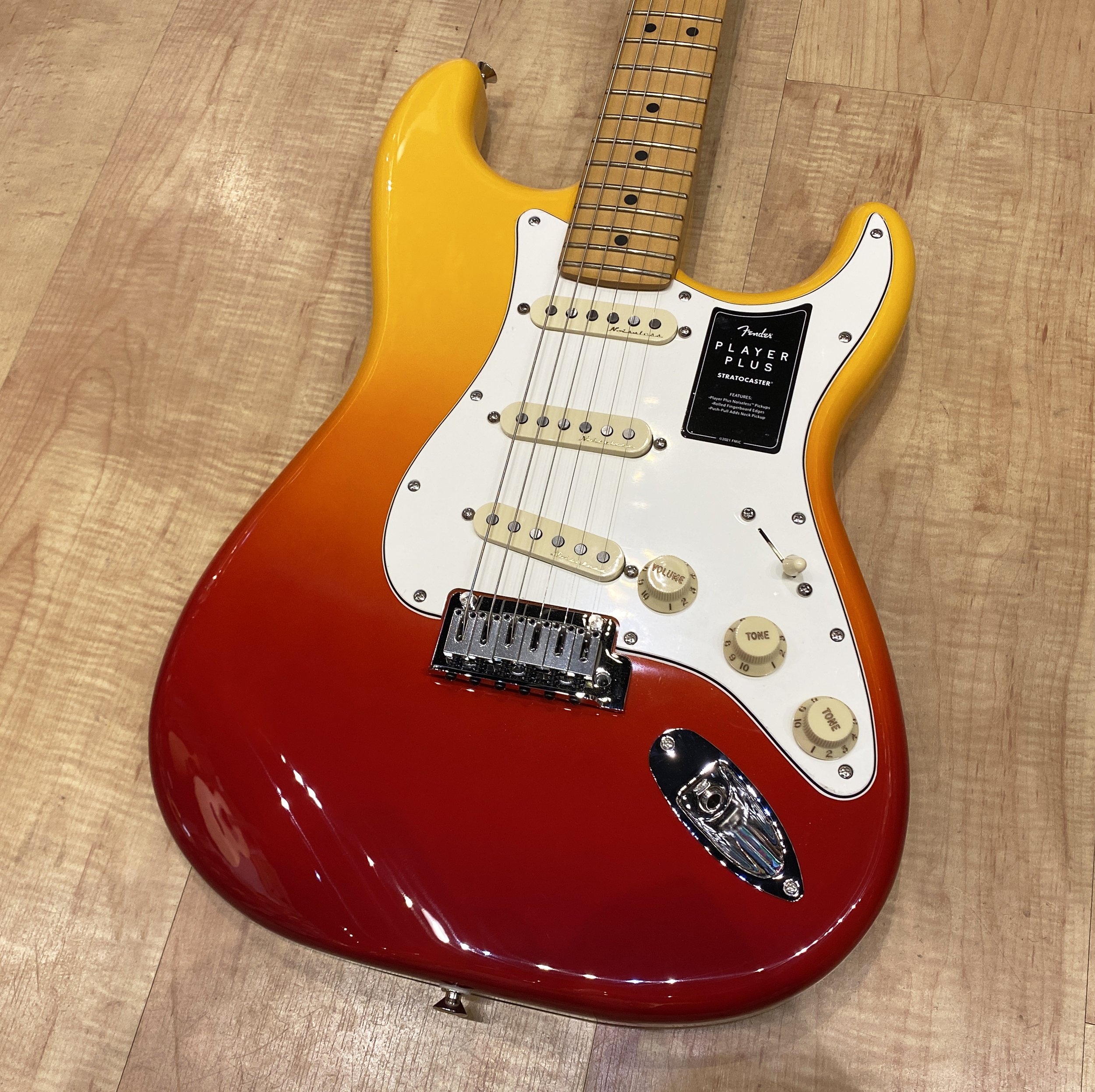 Fender Player Plus Stratocaster Electric Guitar Tequila Sunrise — Andy  Babiuk's Fab Gear