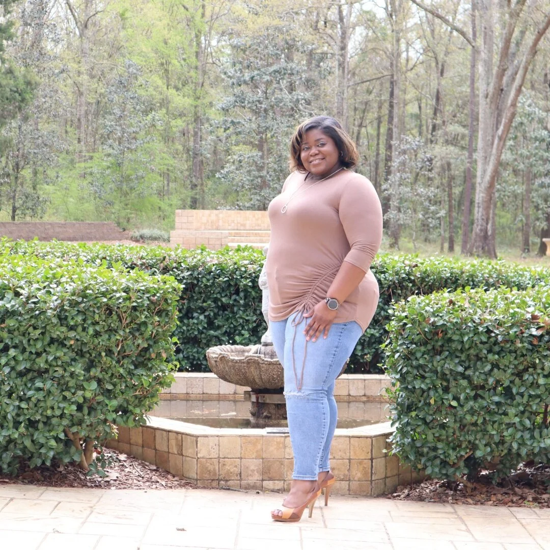 ruched tops plus size