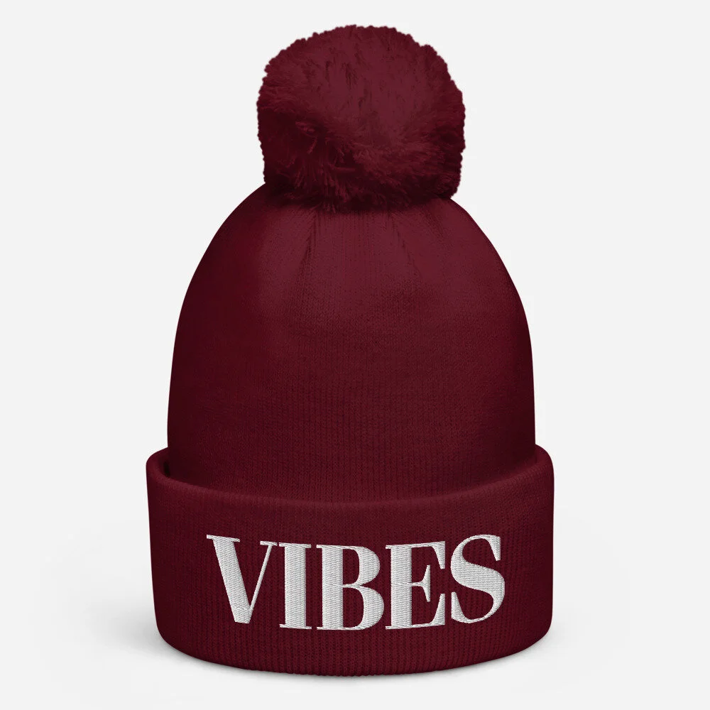 VibesPom Pom Beanie — Novoa - Apparel 