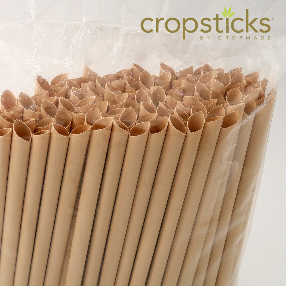 Cropsticks® Biodegradable Bamboo Straws - BOBA SIZE (100ct) — BOPOMOFO CAFE  ㄅㄆㄇㄈ