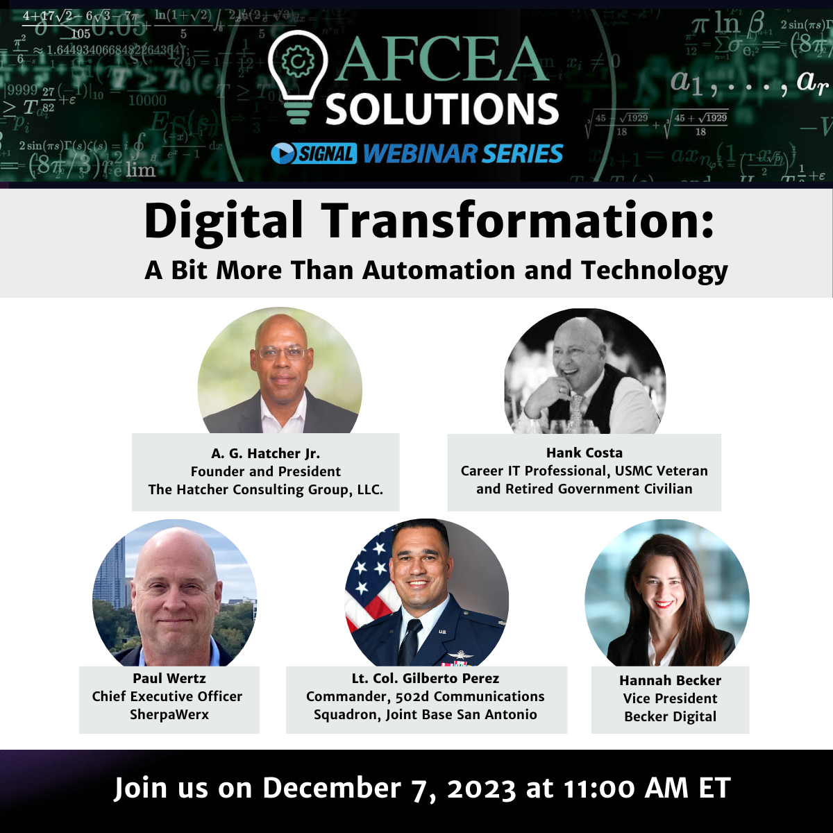 “Digital Transformation: A Bit More Than Automation and Technology” Webinar