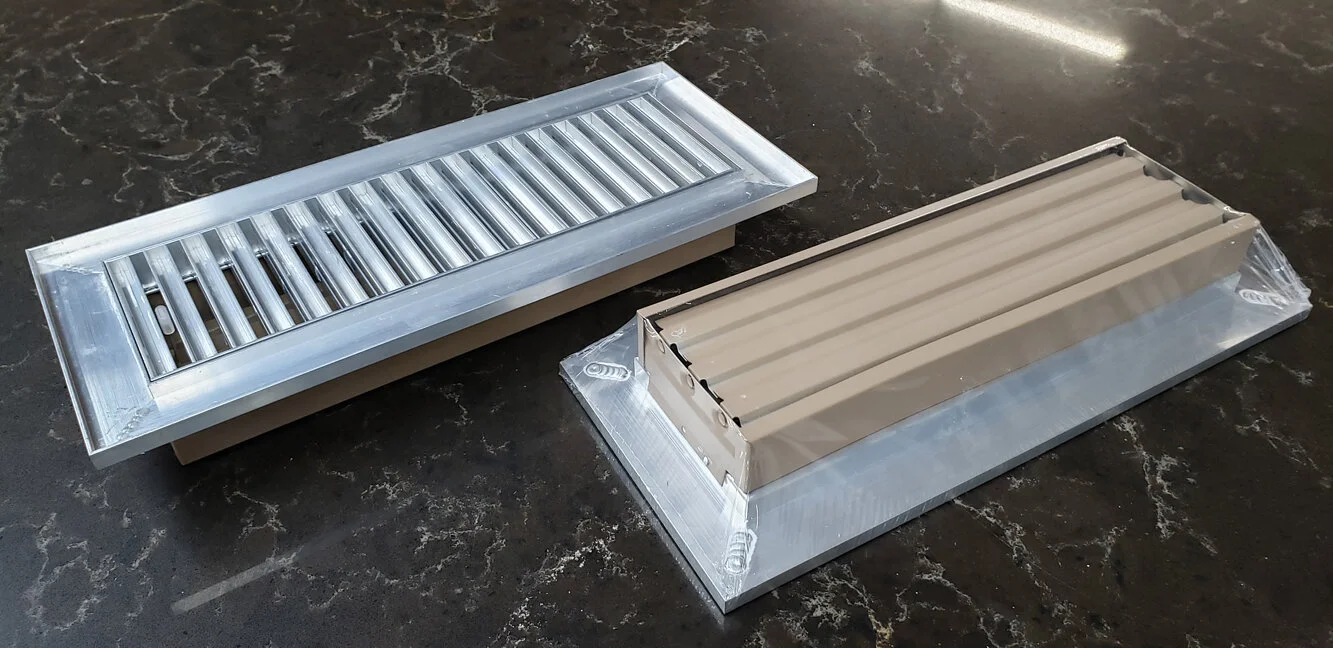 Custom Floor Tile Heat Registers — Tile Lines