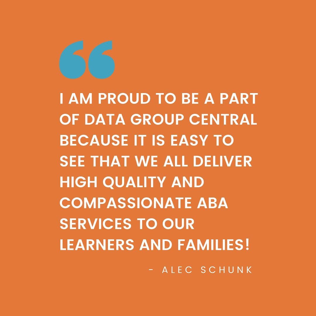 We&bb视讯真人网址很感激能与不断提高标准的员工一起工作, 确保bb视讯真人网址的工作始终充满同情心. 谢谢你，Alec! @schunkadunka #爱在哪里工作#DATAgroupcentral #应用行为分析#ABA #自闭症#ABAtherapy #行为