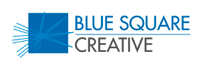 Blue square creative