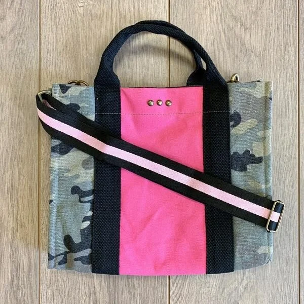 camo canvas tote