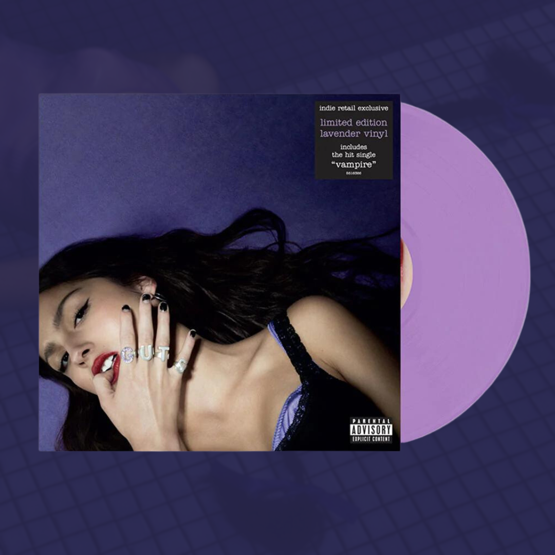 Olivia Rodrigo - Guts LP (Indie Exclusive Lavender Vinyl) – Eroding Winds