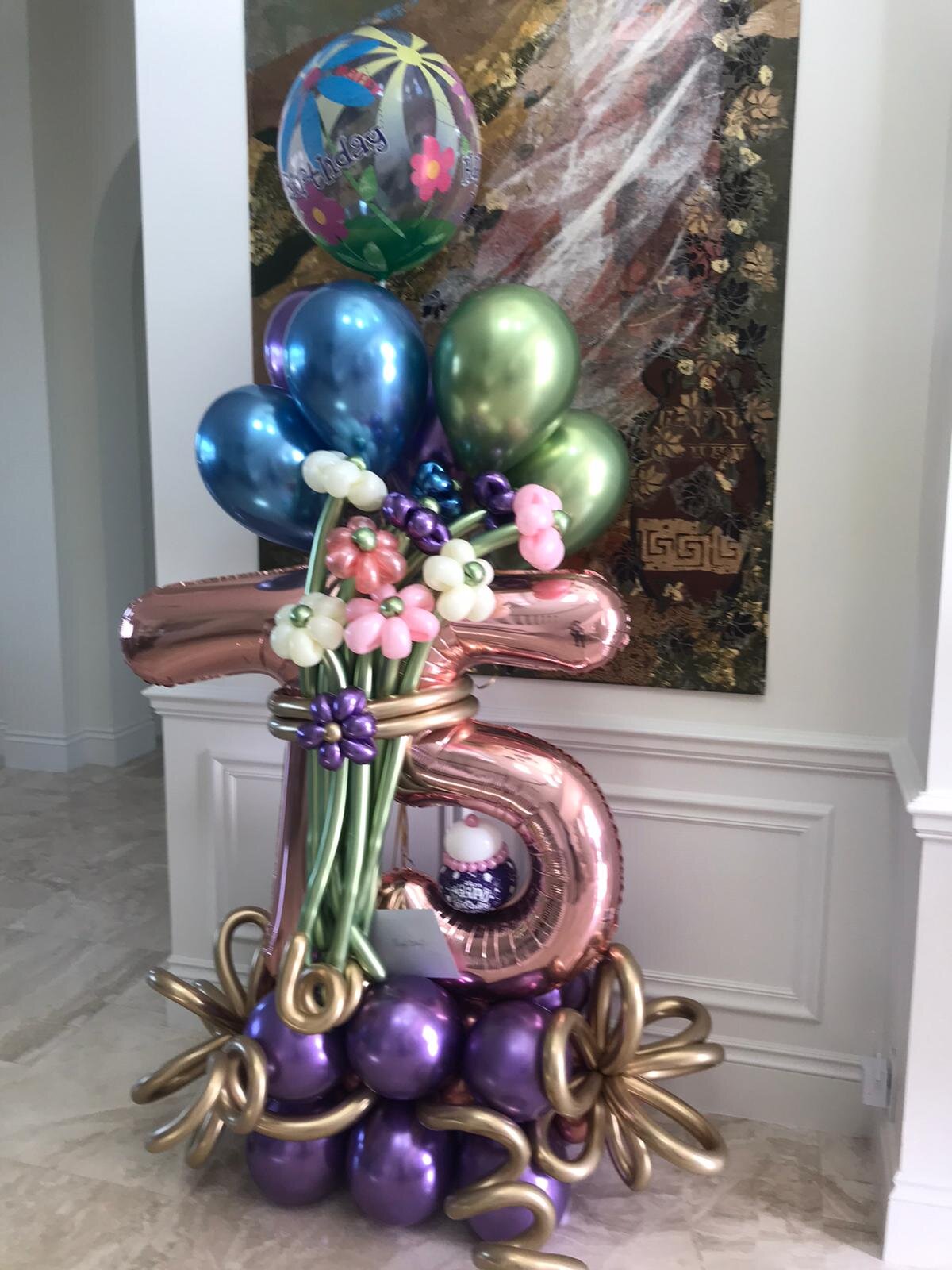 75 Birthday Balloon Bouquet — GOFar Balloon Store