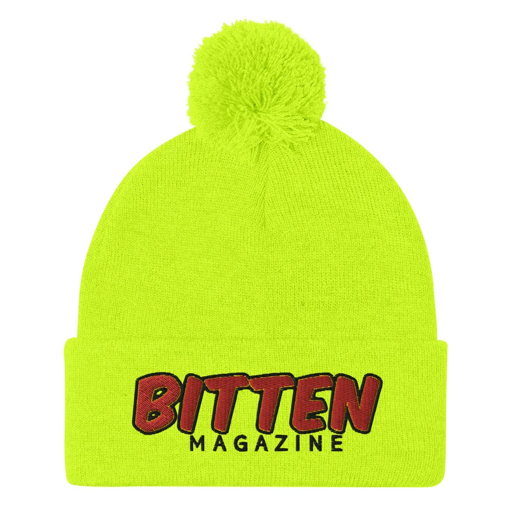 Bitten Magazine Neon Pom-Pom Beanie 
