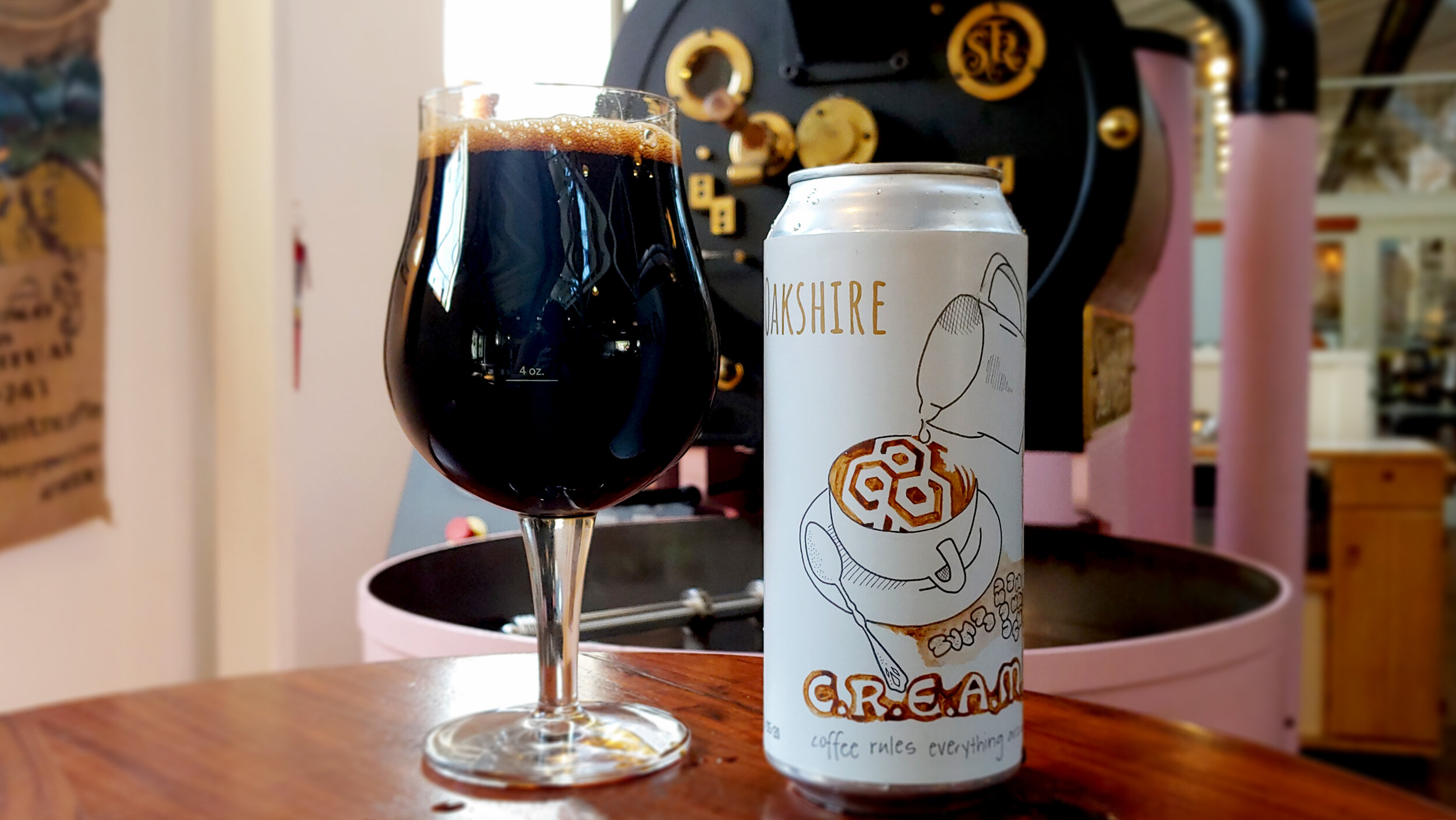 Oakshire Brewing发行15%ABV桶龄C.R.E.A.M.在16盎司罐中