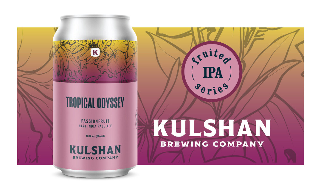 Kulshan Brewing推出带有热带奥德赛西番莲朦胧IPA的水果IPA系列