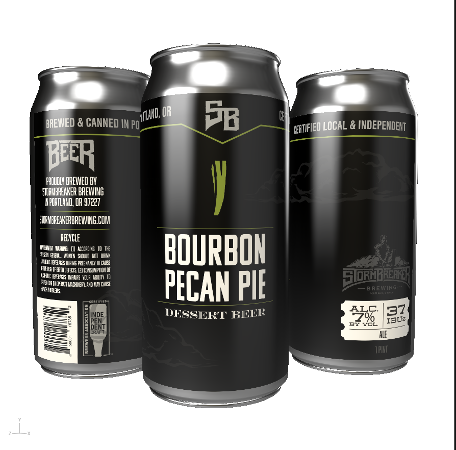 Stormbreaker Brewing发布波旁山核桃派甜品啤酒,2021年冬季大衣和Barnstormer威士忌