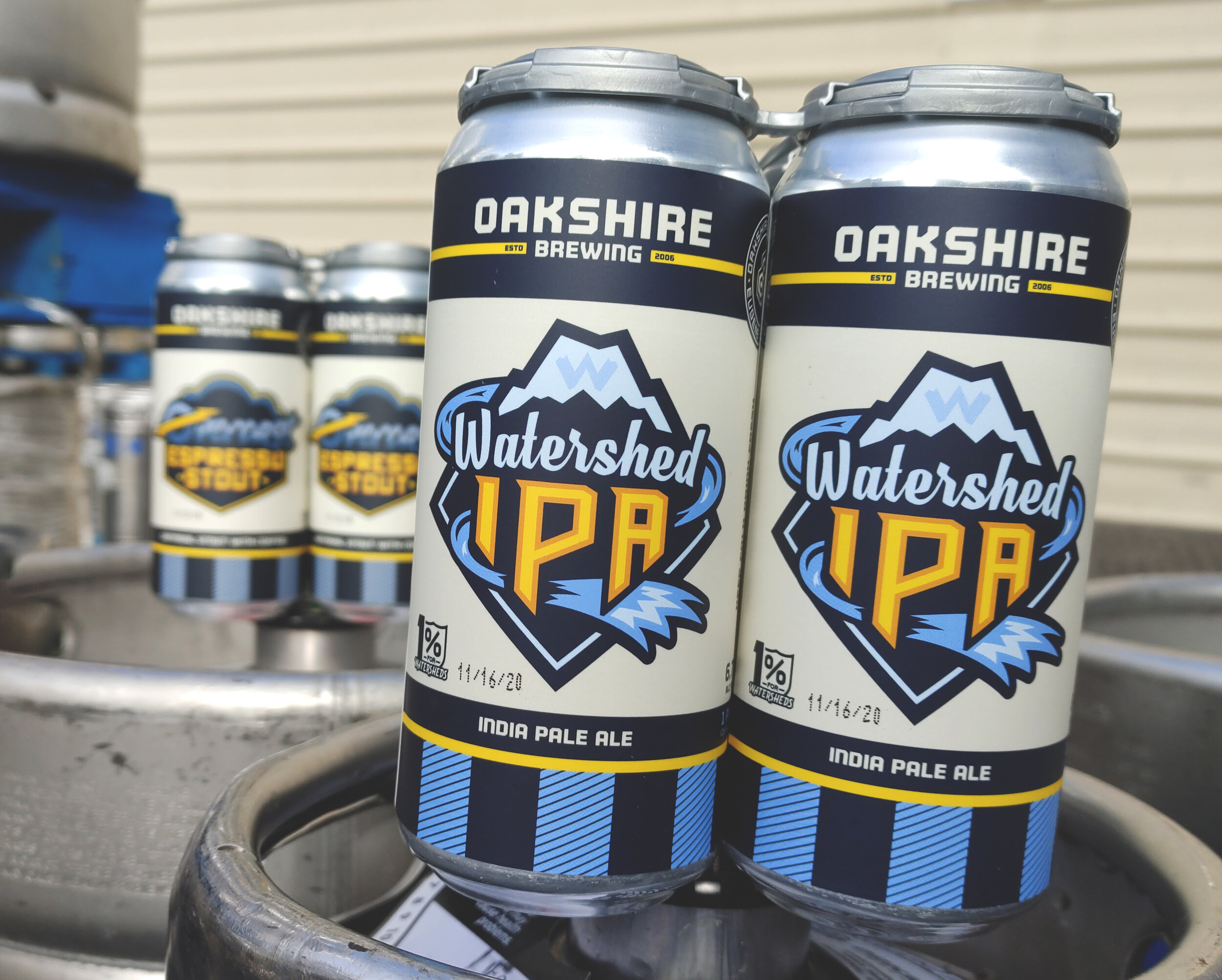 Oakshire Brewing过渡到16oz罐