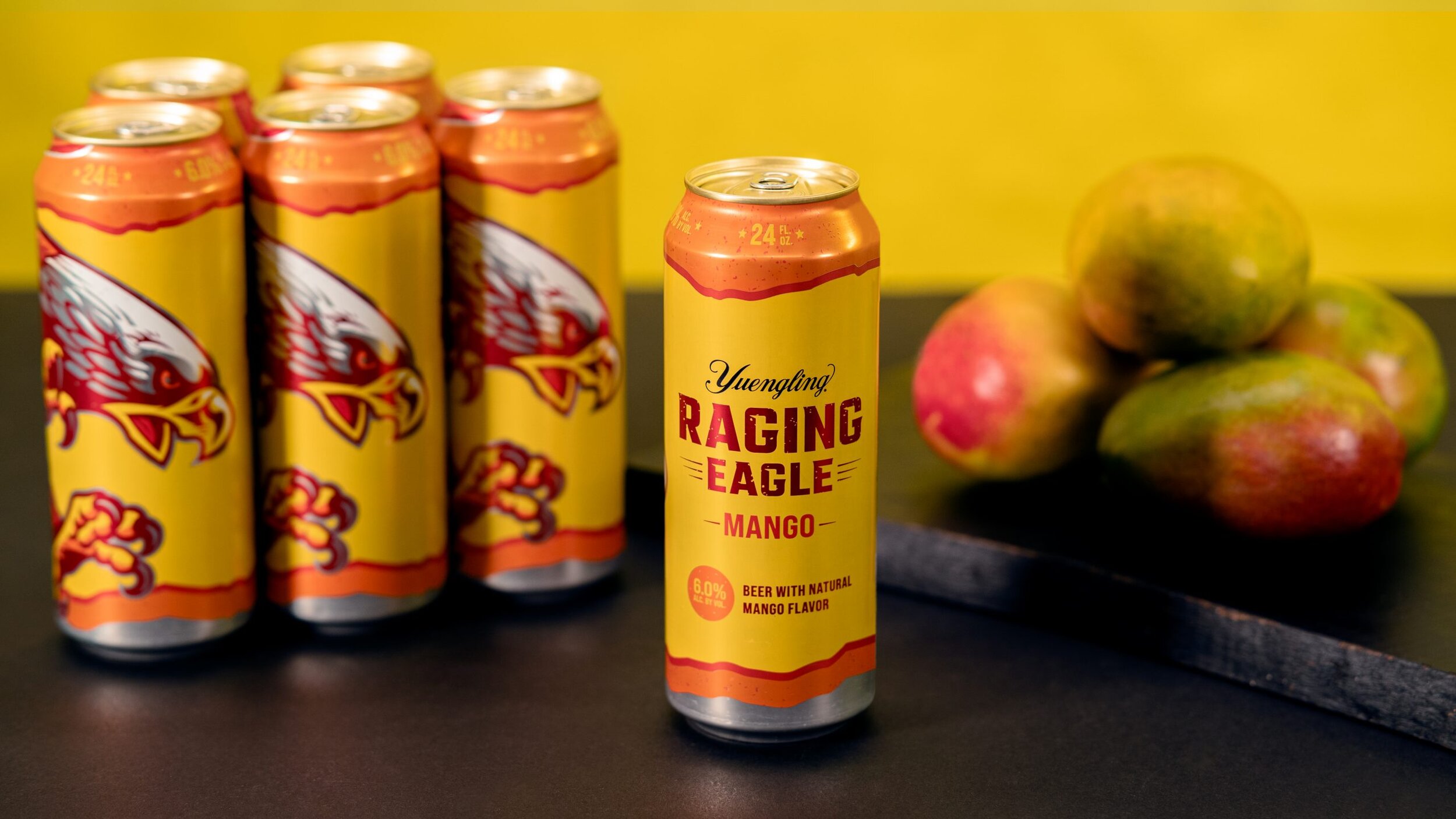 Yuengling推出24盎司罐装Raging Eagle芒果