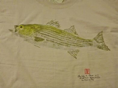 Striped Bass Tee Shirts by Chris Dewees — The Artery Gallery is an