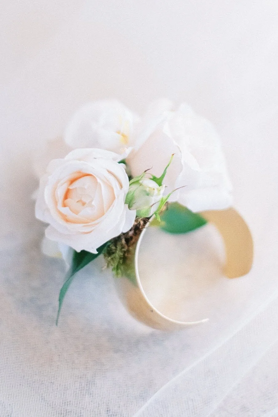 Gold cuff shop corsage