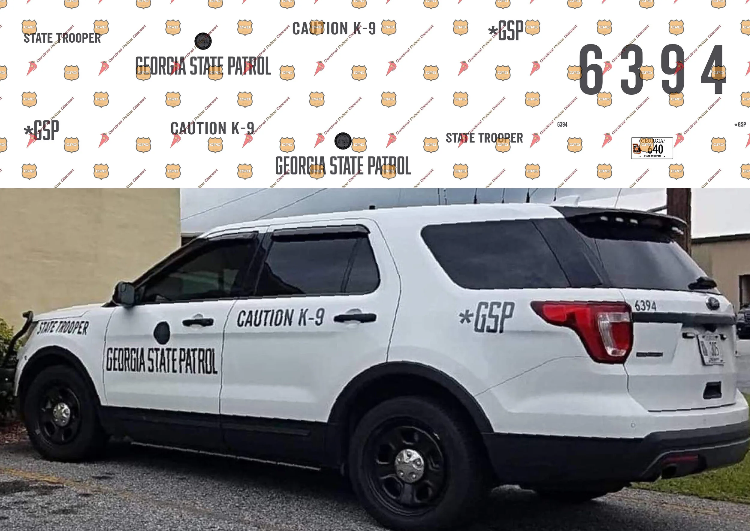 Tybee Island Georgia Police Patrol Car Decals 1:24 Shop Now, BEST Price