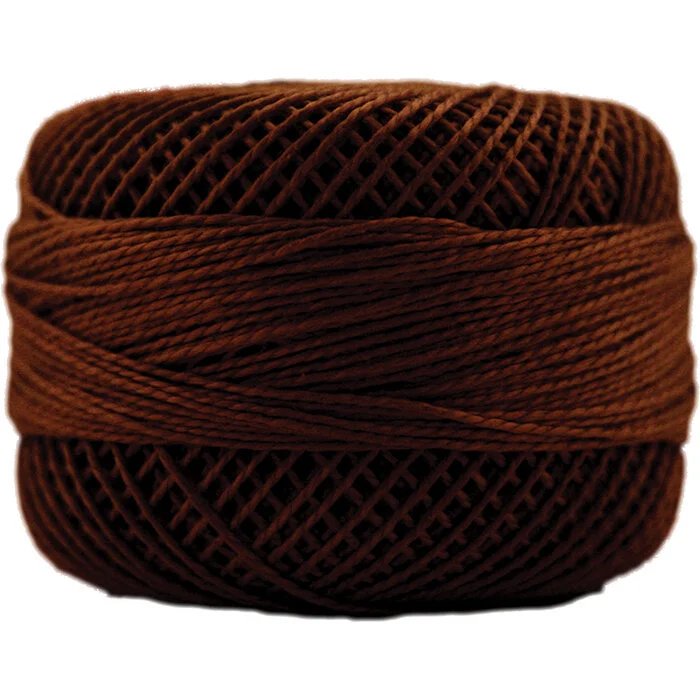 Perle Cotton: 7656 Dark Mahogany Perle Cotton: 7656 Dark Mahogany