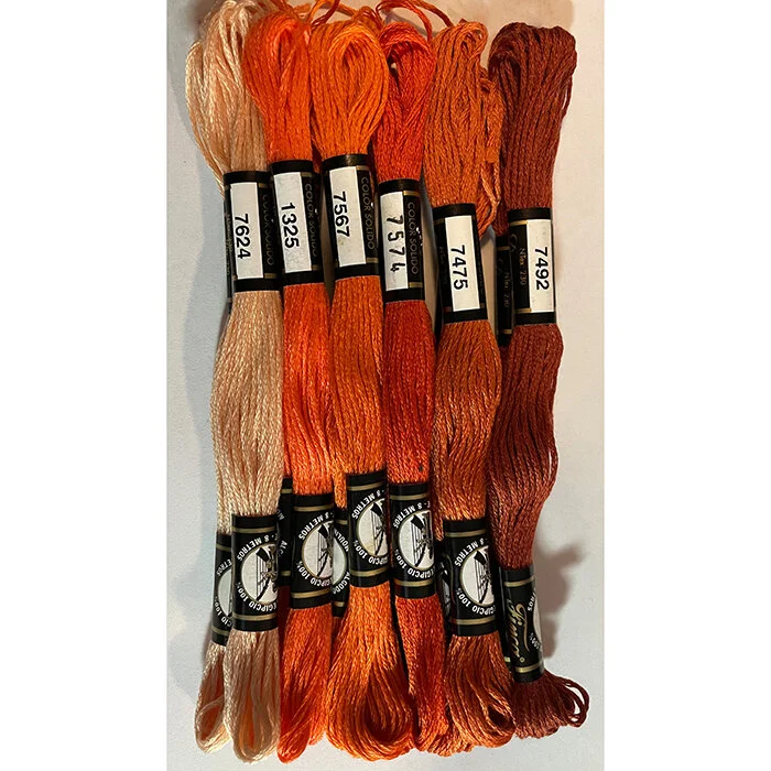 Perle Cotton: 1325 Medium Apricot Perle Cotton: 1325 Medium Apricot