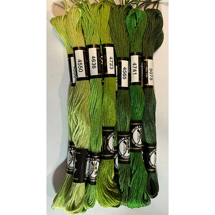 Perle Cotton: 4565 Avocado Green Perle Cotton: 4565 Avocado Green